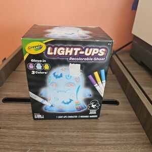 NIB Crayola Lights-Ups Recolorable Ghost Fun Halloween Craft Decoration